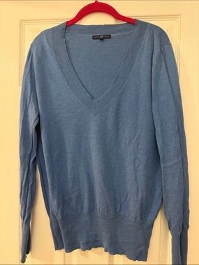 GAP Light Blue V-Neck Sweater